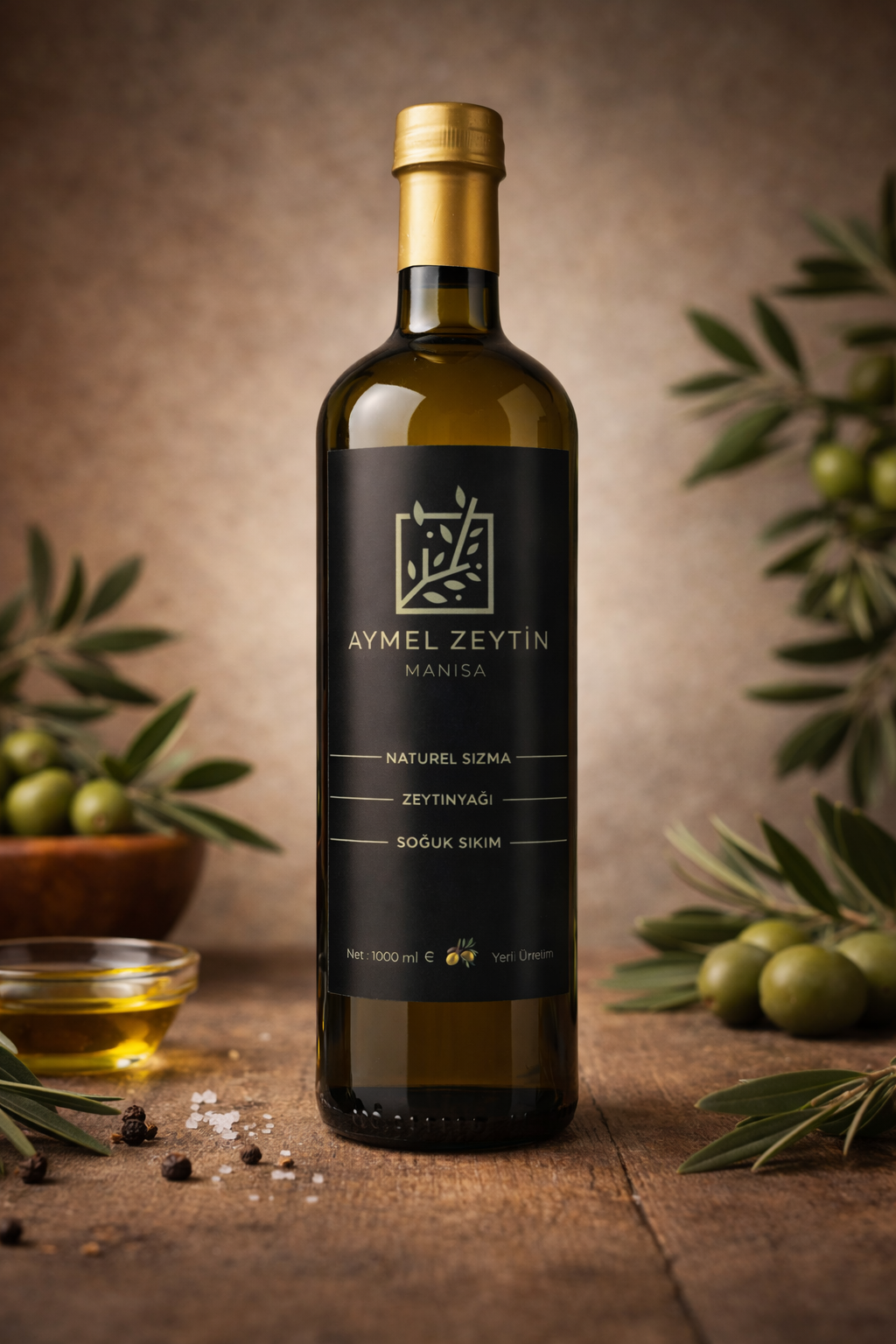 Naturel Sızma Zeytinyağı Soğuk Sıkım 1 Litre 2026